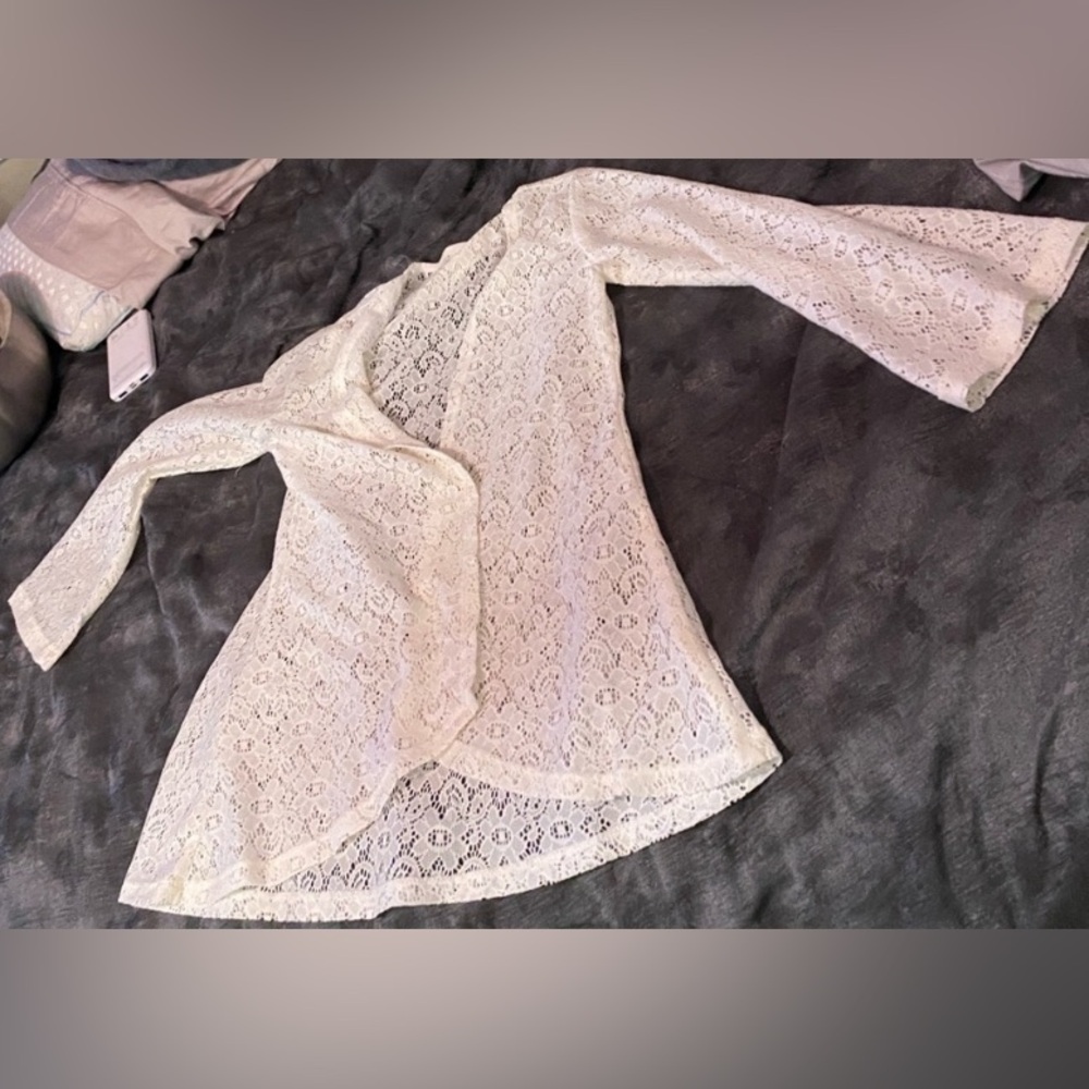 Self Esteem Lace Top in Cream